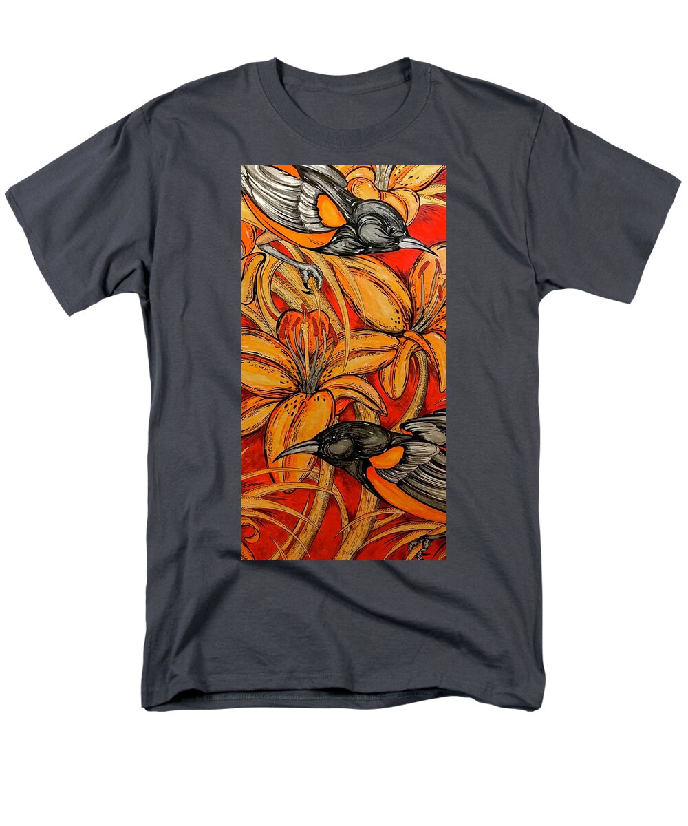 Oriole Pair - Men's T-Shirt  (Regular Fit)