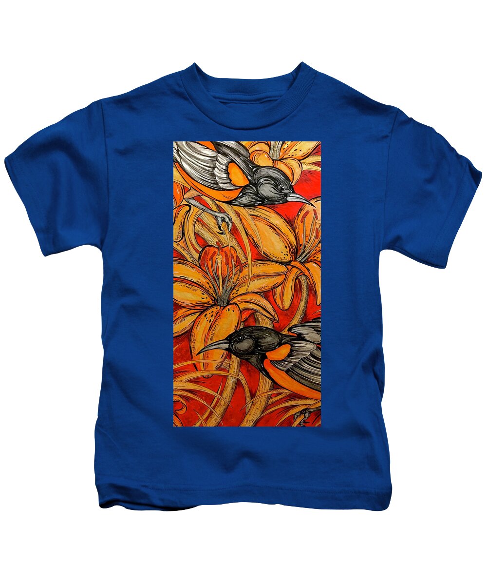Oriole Pair - Kids T-Shirt