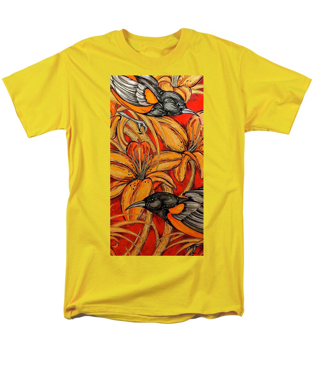 Oriole Pair - Men's T-Shirt  (Regular Fit)