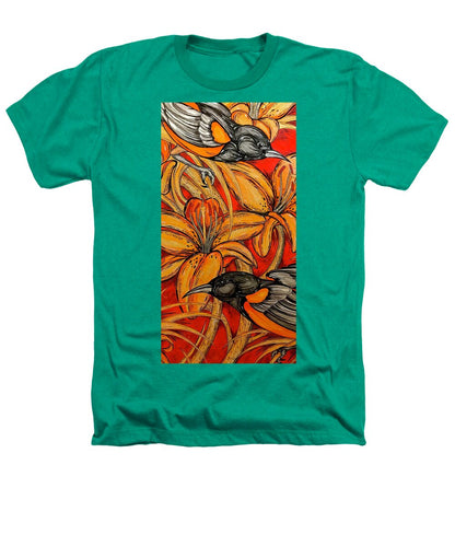 Oriole Pair - Heathers T-Shirt