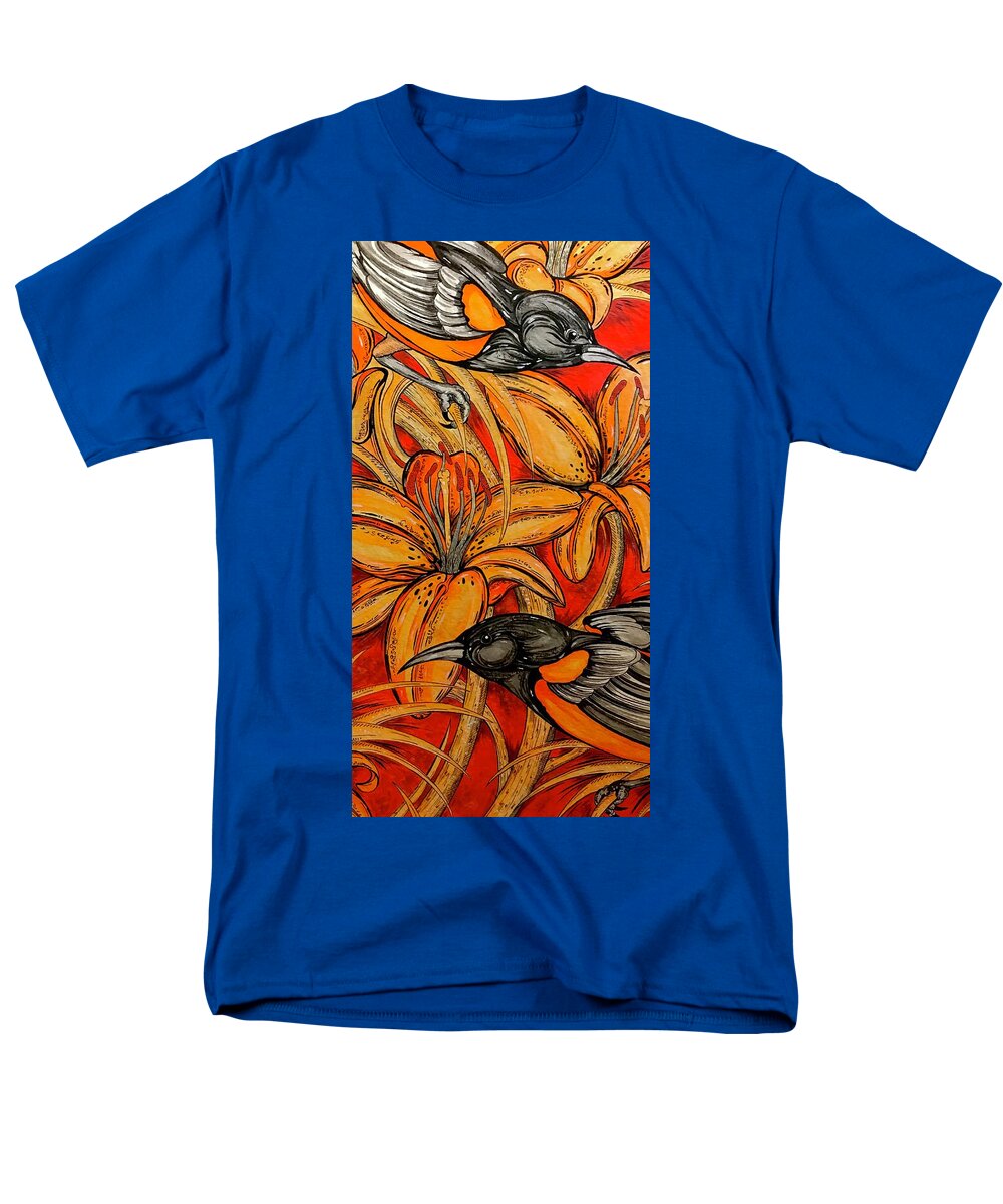 Oriole Pair - Men's T-Shirt  (Regular Fit)