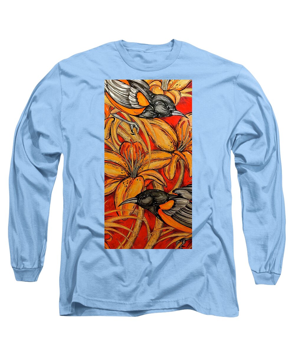 Oriole Pair - Long Sleeve T-Shirt