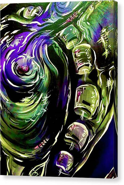 Peacock Man - Canvas Print
