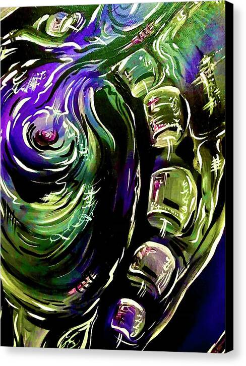 Peacock Man - Canvas Print