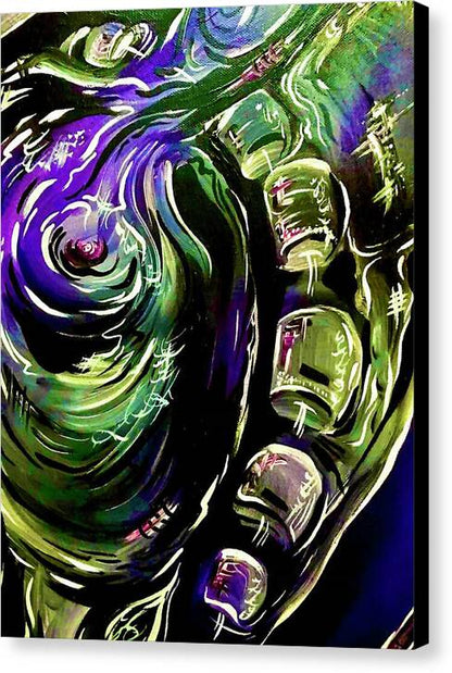Peacock Man - Canvas Print