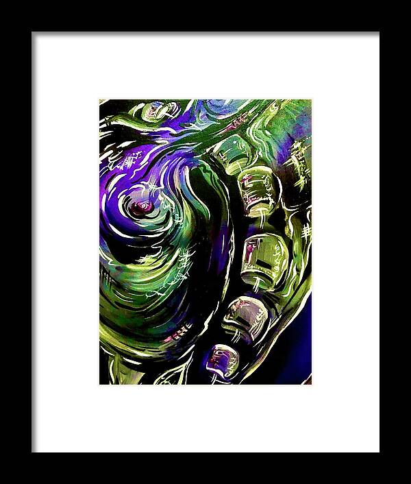 Peacock Man - Framed Print