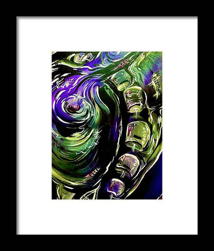 Peacock Man - Framed Print