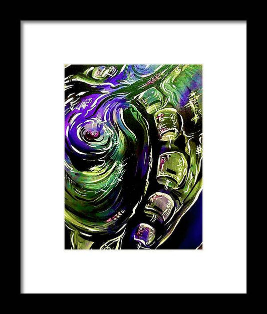 Peacock Man - Framed Print
