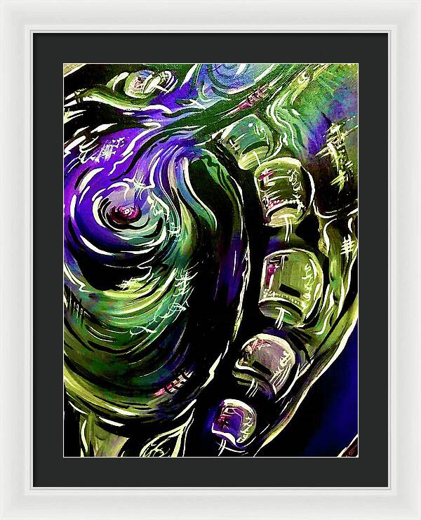Peacock Man - Framed Print