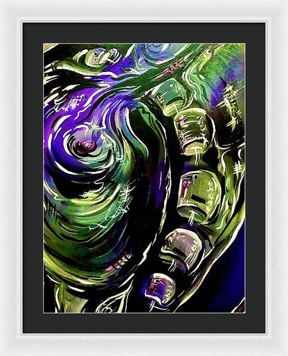 Peacock Man - Framed Print