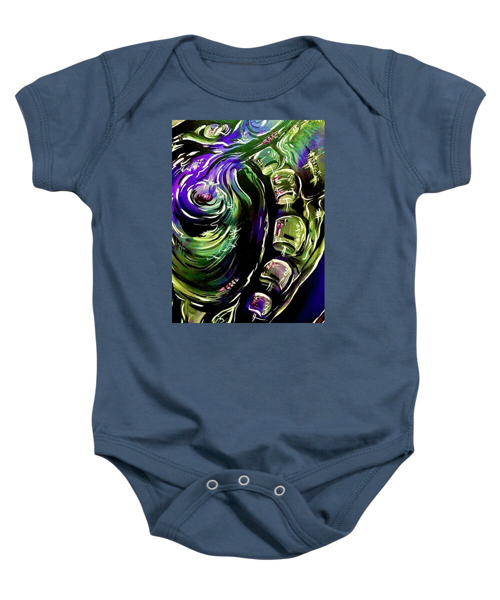 Peacock Man - Baby Onesie