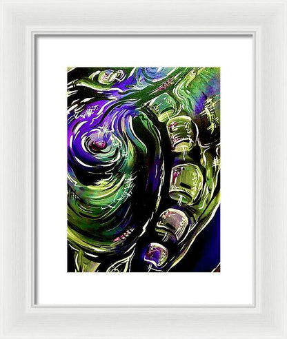Peacock Man - Framed Print