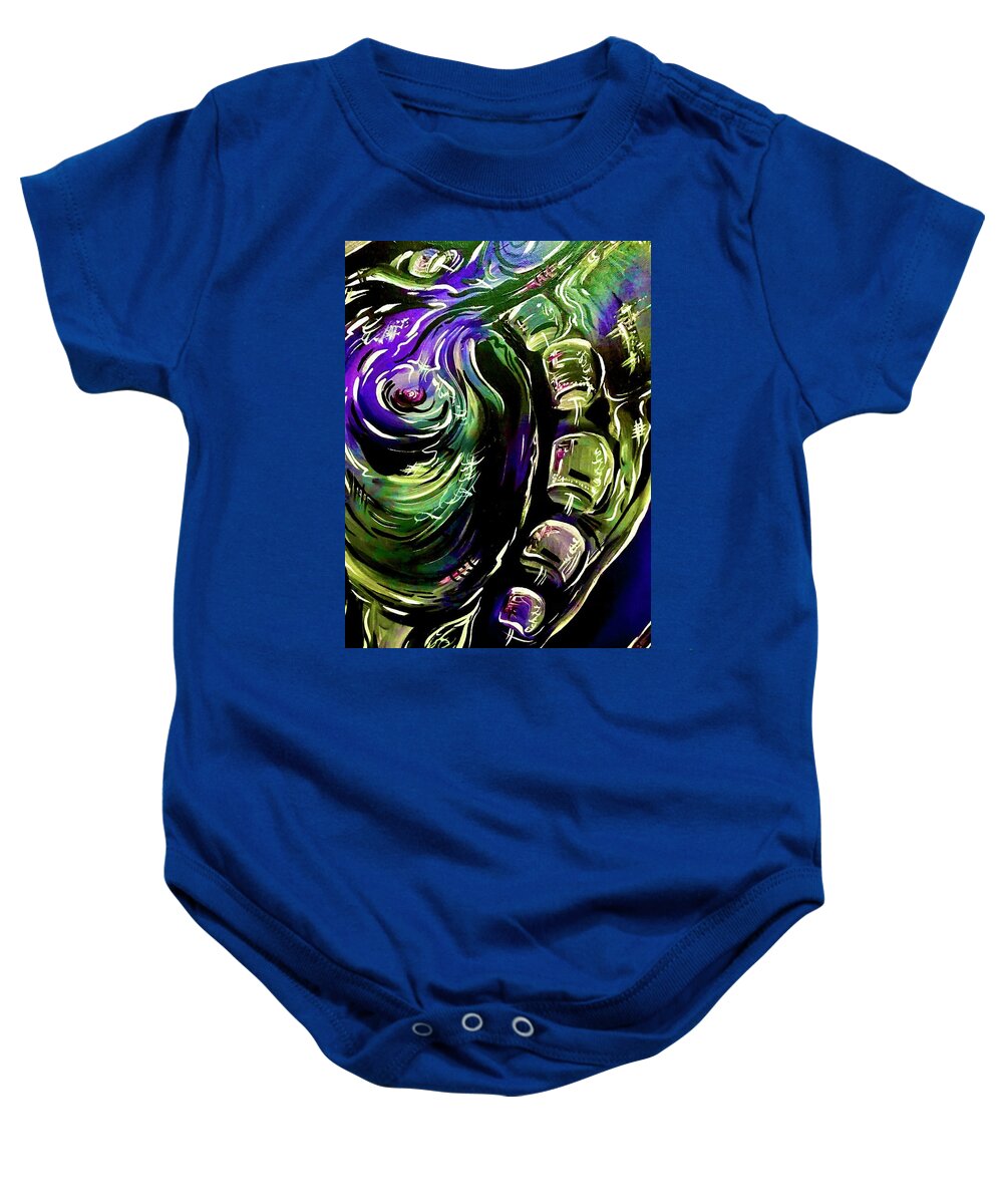 Peacock Man - Baby Onesie