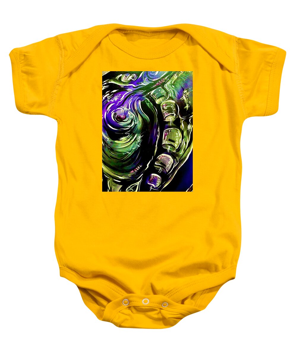 Peacock Man - Baby Onesie