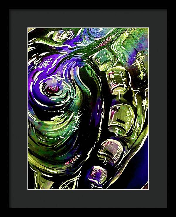 Peacock Man - Framed Print