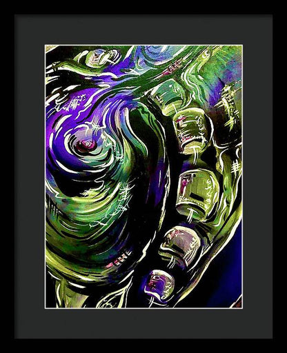 Peacock Man - Framed Print