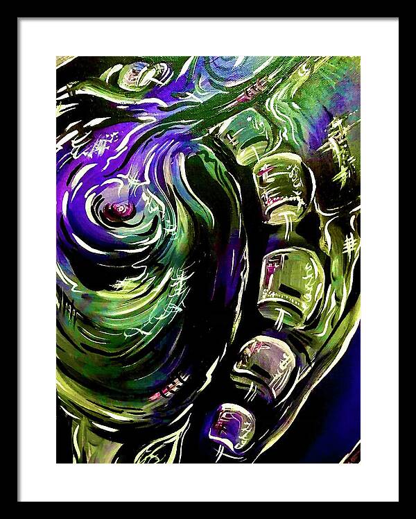 Peacock Man - Framed Print