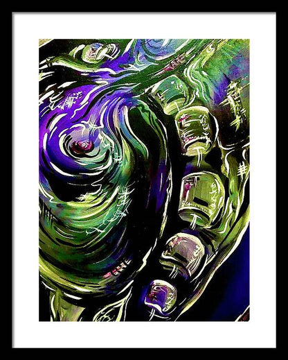 Peacock Man - Framed Print