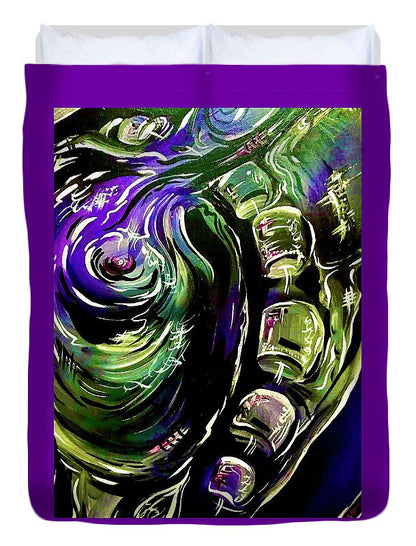 Peacock Man - Duvet Cover