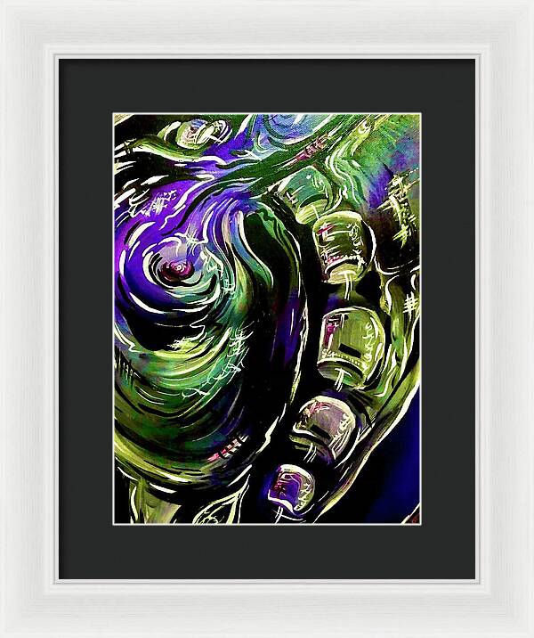 Peacock Man - Framed Print