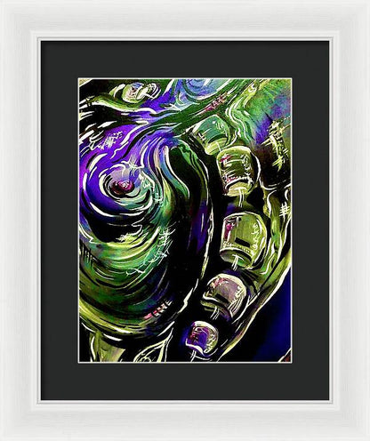 Peacock Man - Framed Print