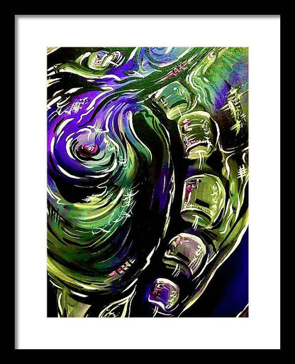 Peacock Man - Framed Print