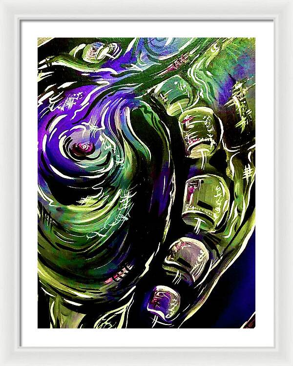 Peacock Man - Framed Print
