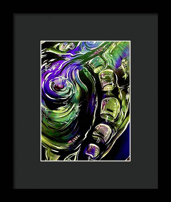 Peacock Man - Framed Print