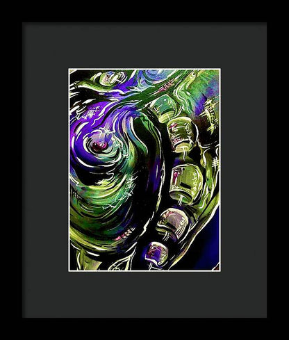 Peacock Man - Framed Print