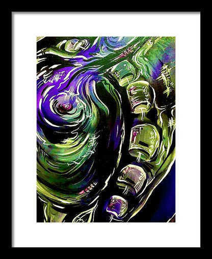Peacock Man - Framed Print