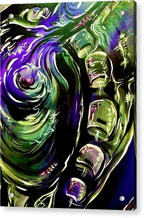 Peacock Man - Acrylic Print
