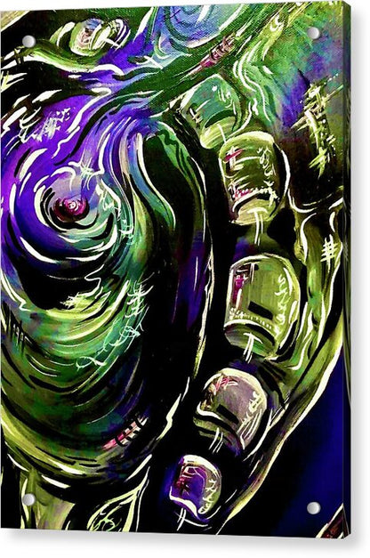 Peacock Man - Acrylic Print