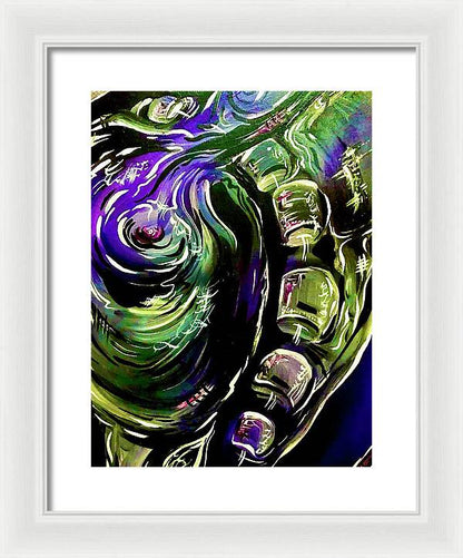 Peacock Man - Framed Print