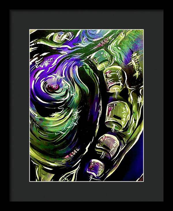 Peacock Man - Framed Print