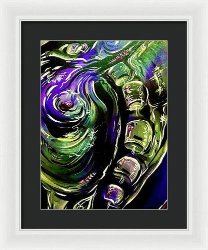 Peacock Man - Framed Print