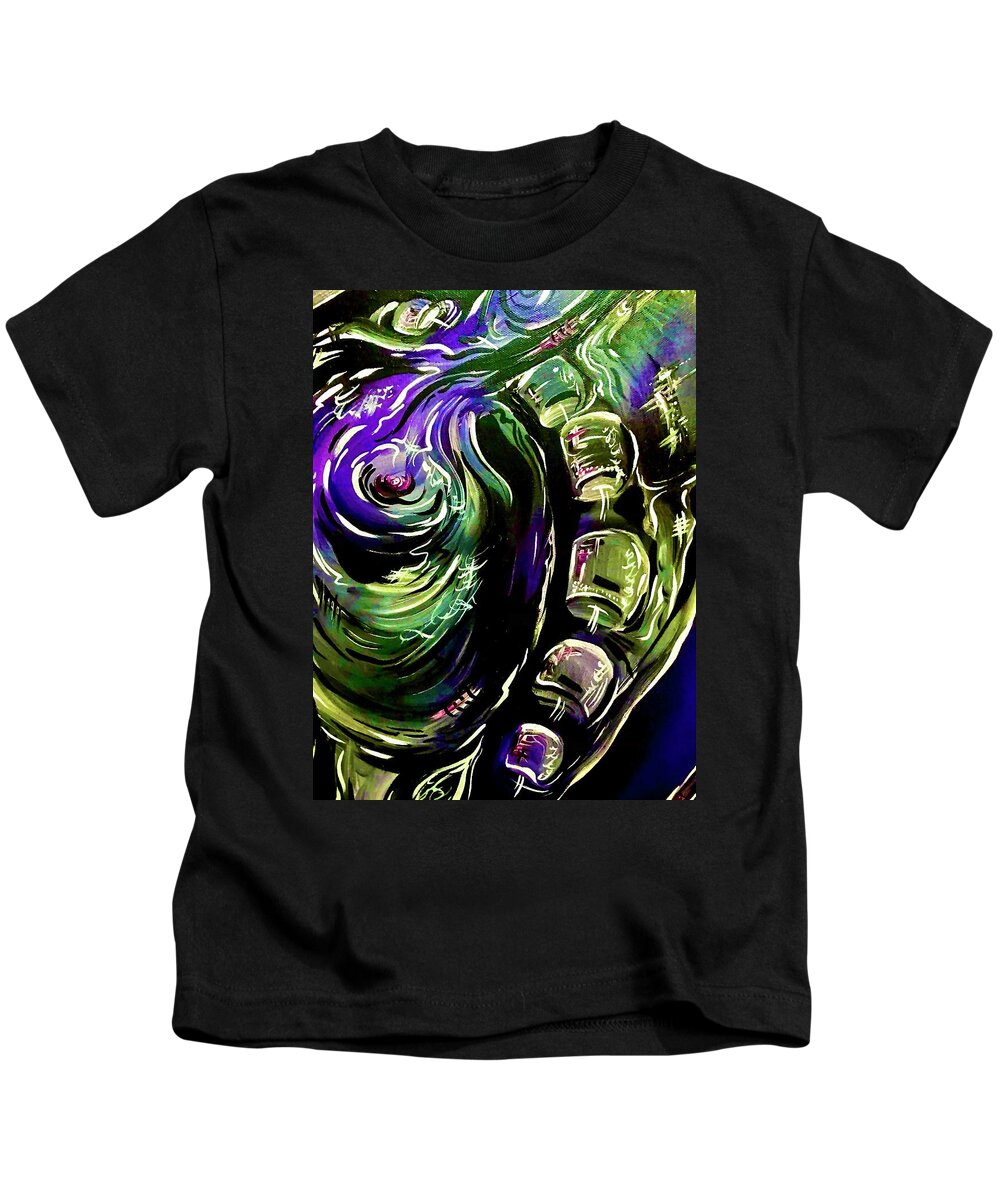 Peacock Man - Kids T-Shirt