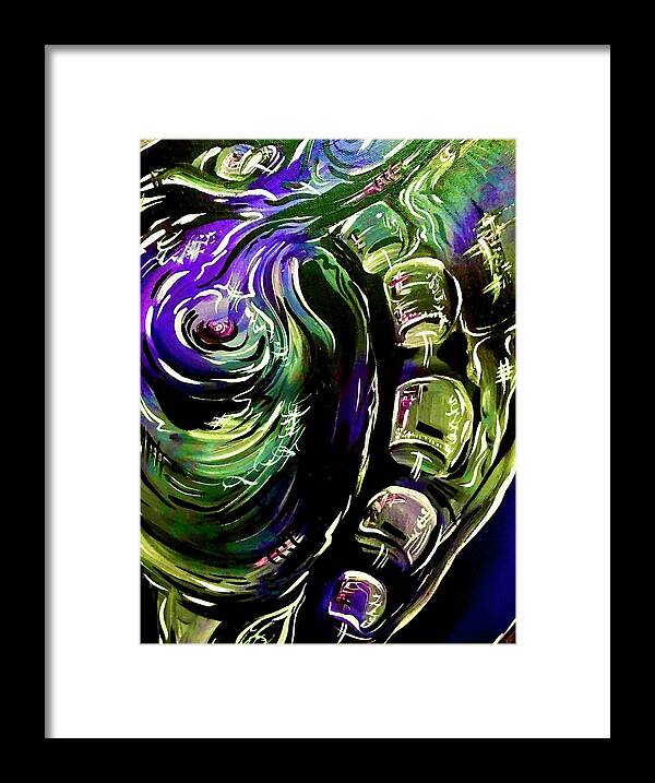 Peacock Man - Framed Print