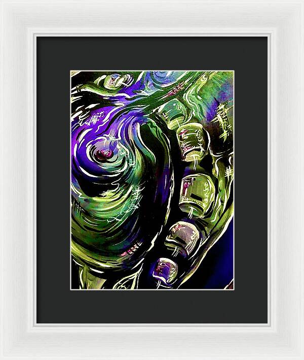 Peacock Man - Framed Print