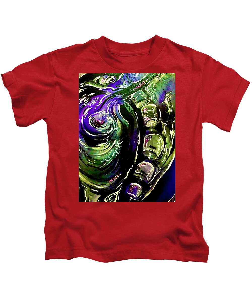 Peacock Man - Kids T-Shirt
