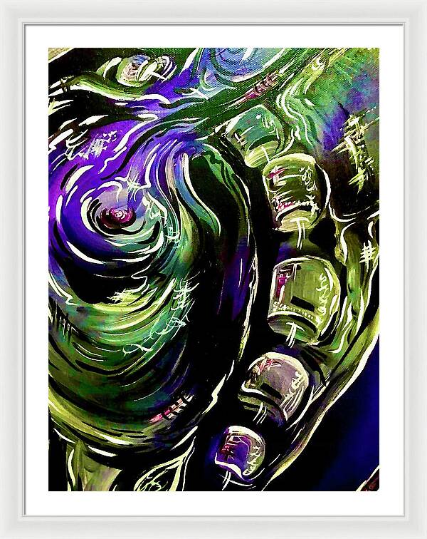 Peacock Man - Framed Print