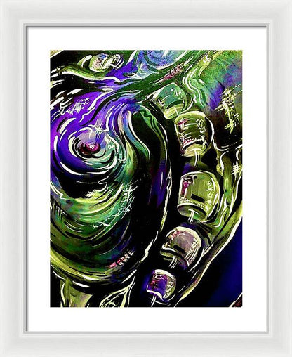 Peacock Man - Framed Print