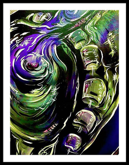 Peacock Man - Framed Print