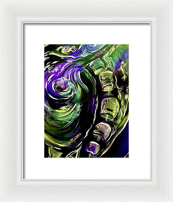 Peacock Man - Framed Print