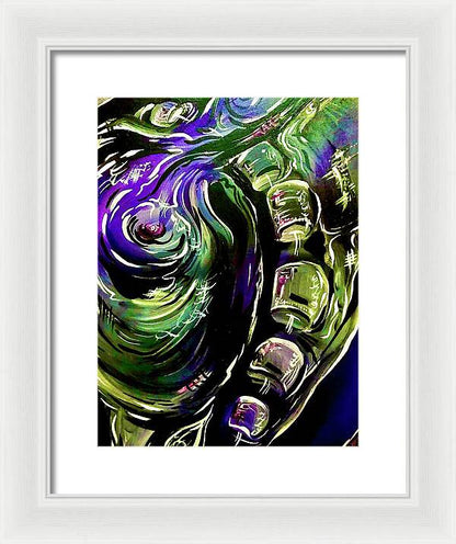 Peacock Man - Framed Print