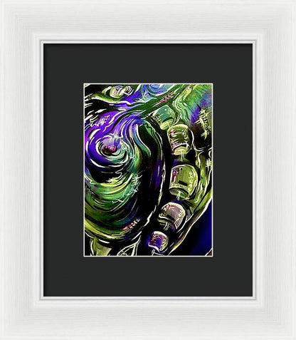 Peacock Man - Framed Print
