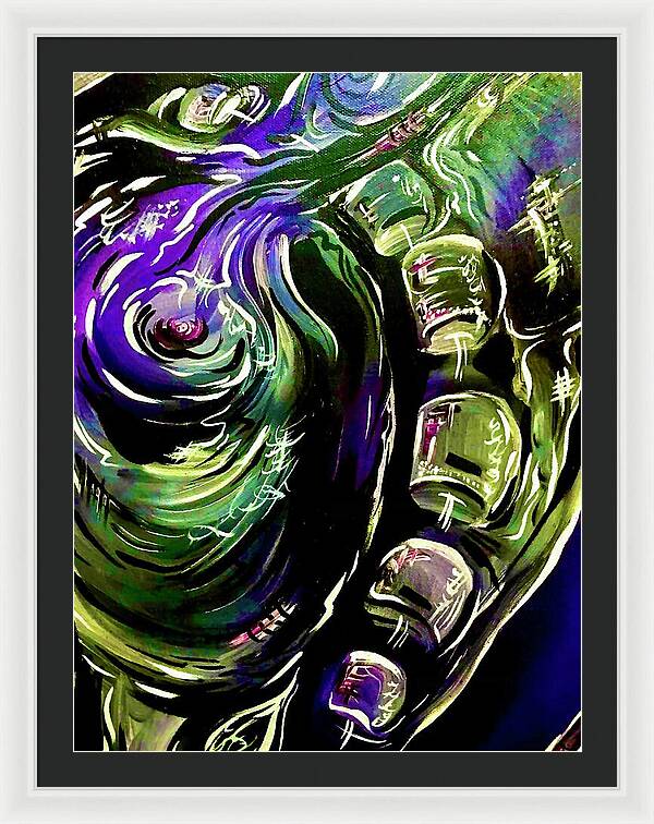 Peacock Man - Framed Print