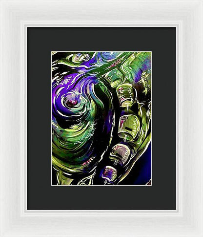 Peacock Man - Framed Print