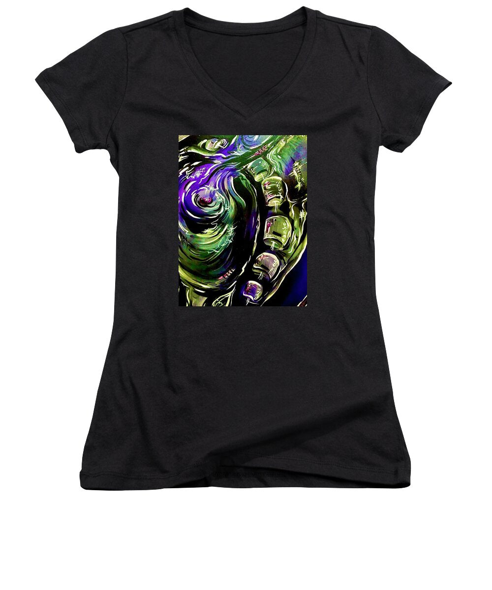 Peacock Man - Women's V-Neck