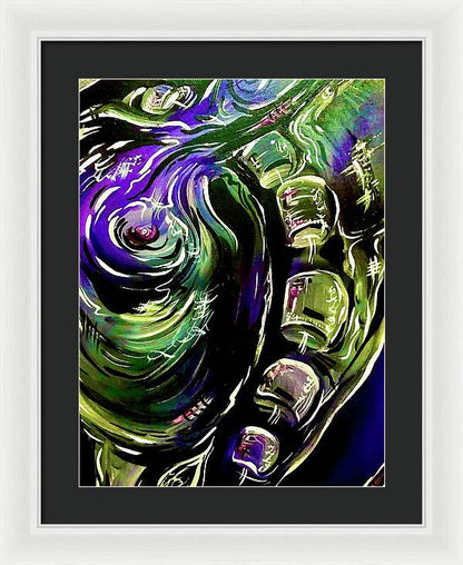 Peacock Man - Framed Print