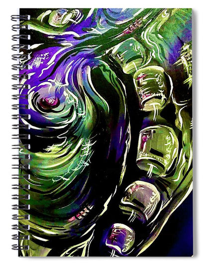 Peacock Man - Spiral Notebook